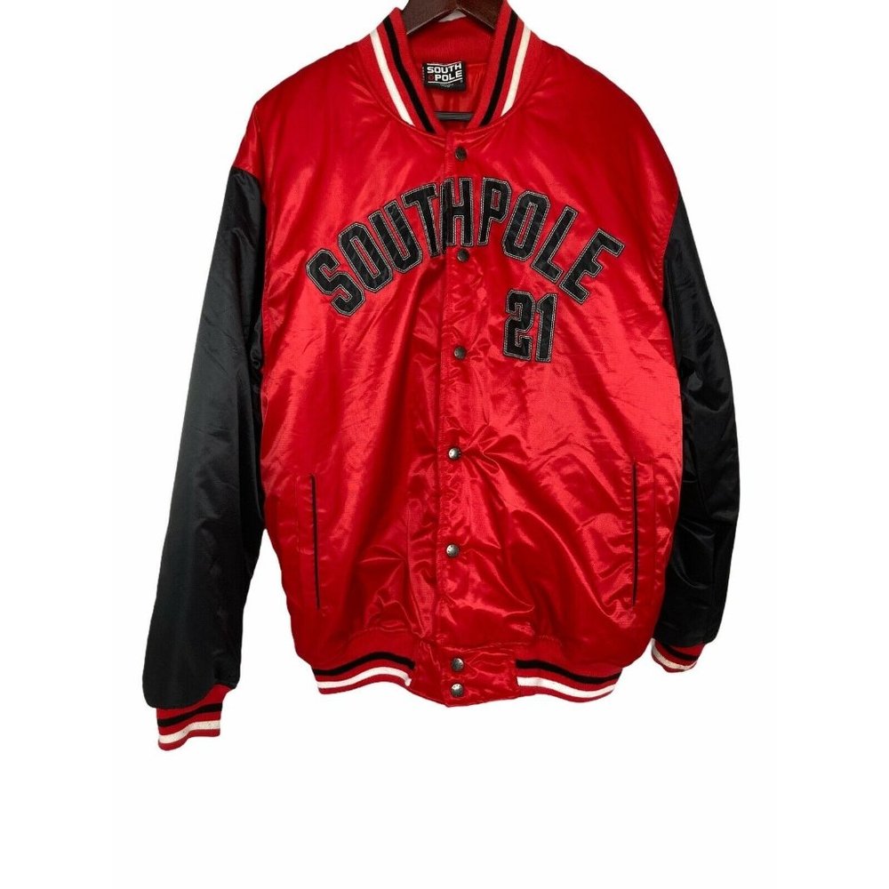 South Pole 21 RN82628 Black/Red Jacket Size XL Men